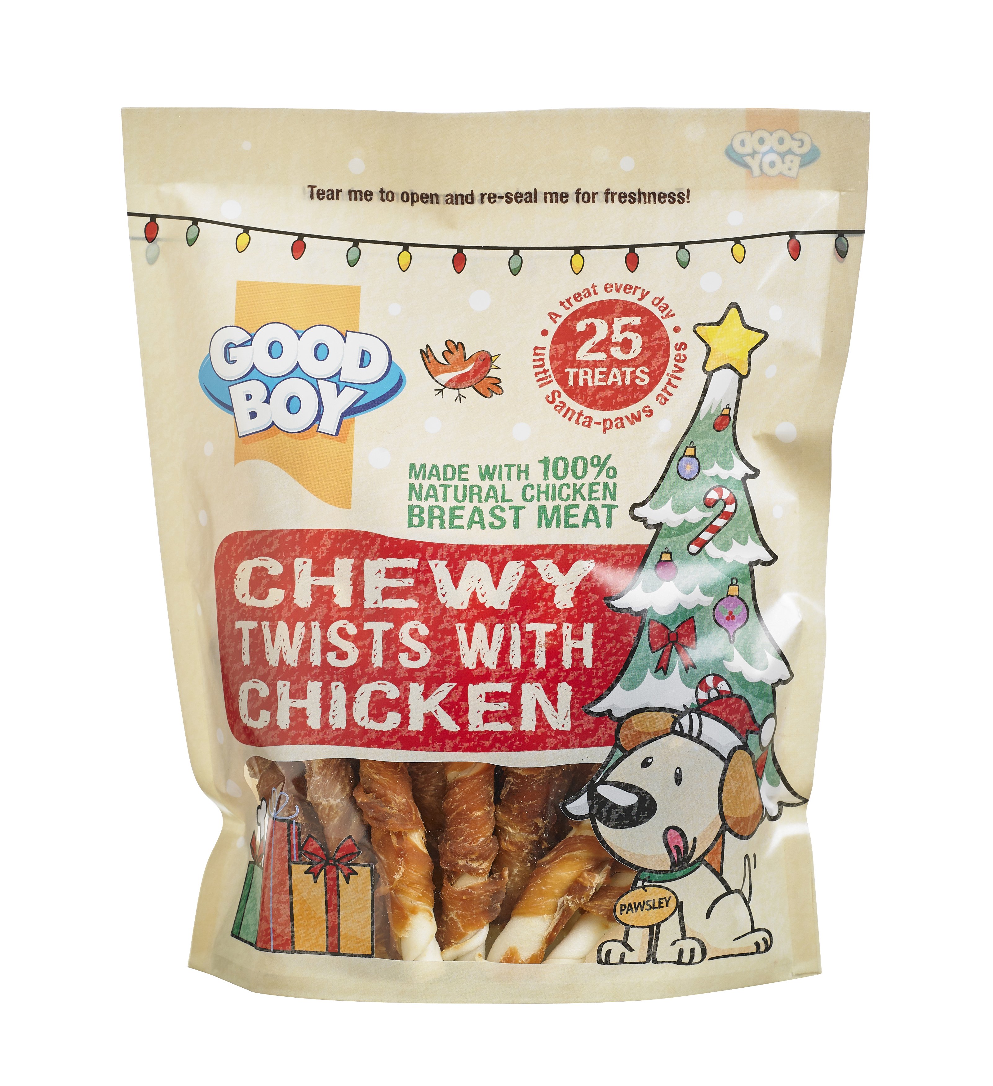 Good Boy Xmas Chewy Twists with Chicken 320g