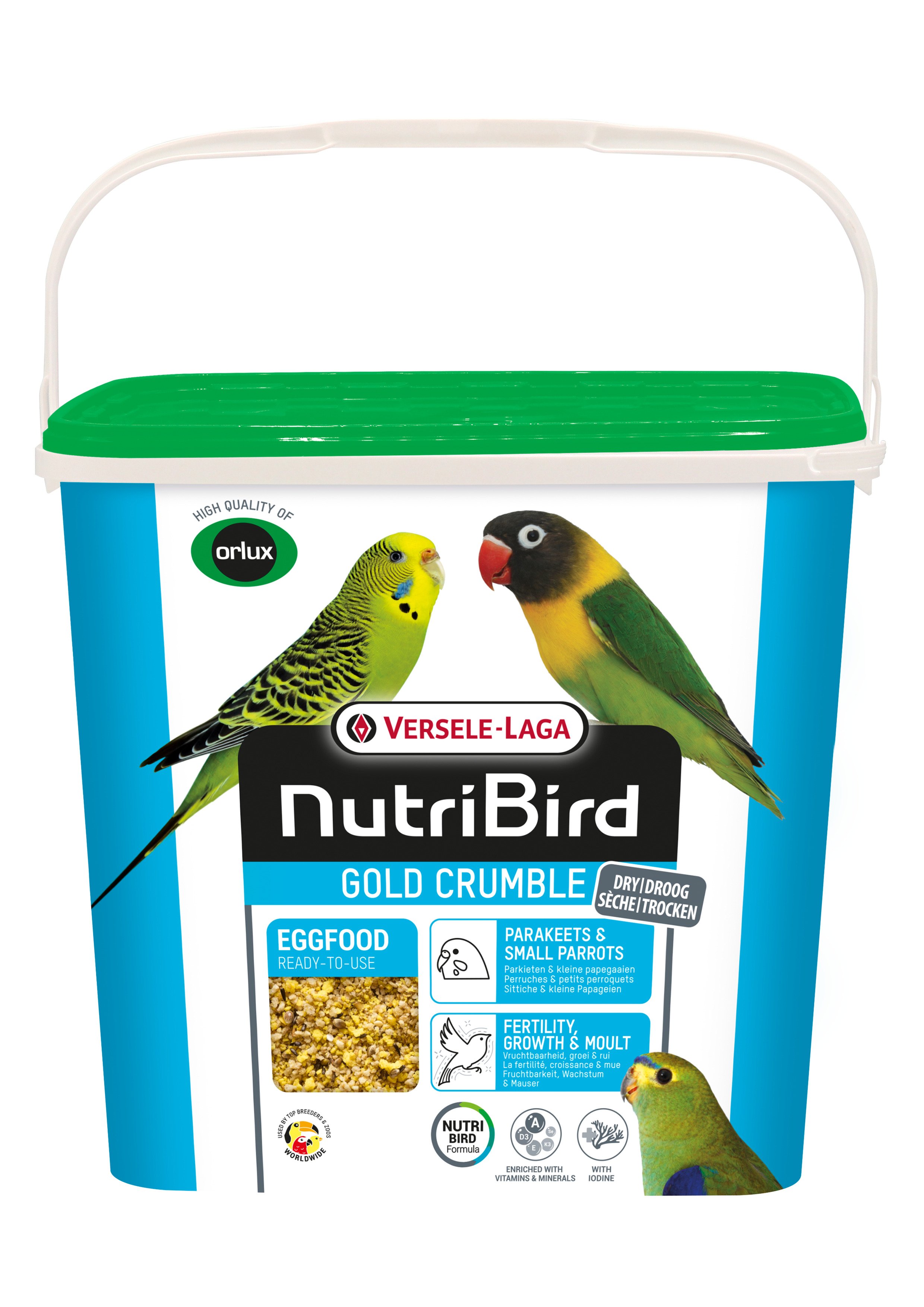 Versele Laga NutriBird Gold Crumble Parakeets & Small Parakeet 4kg