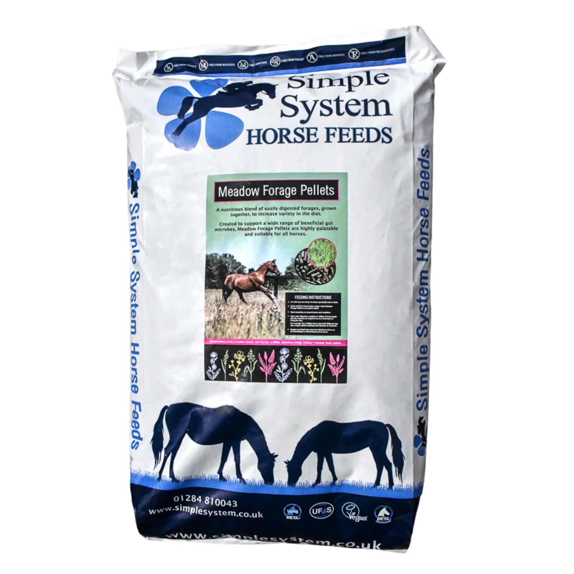 Simple System Meadow Forage Pellets 20kg - AR Wholesale