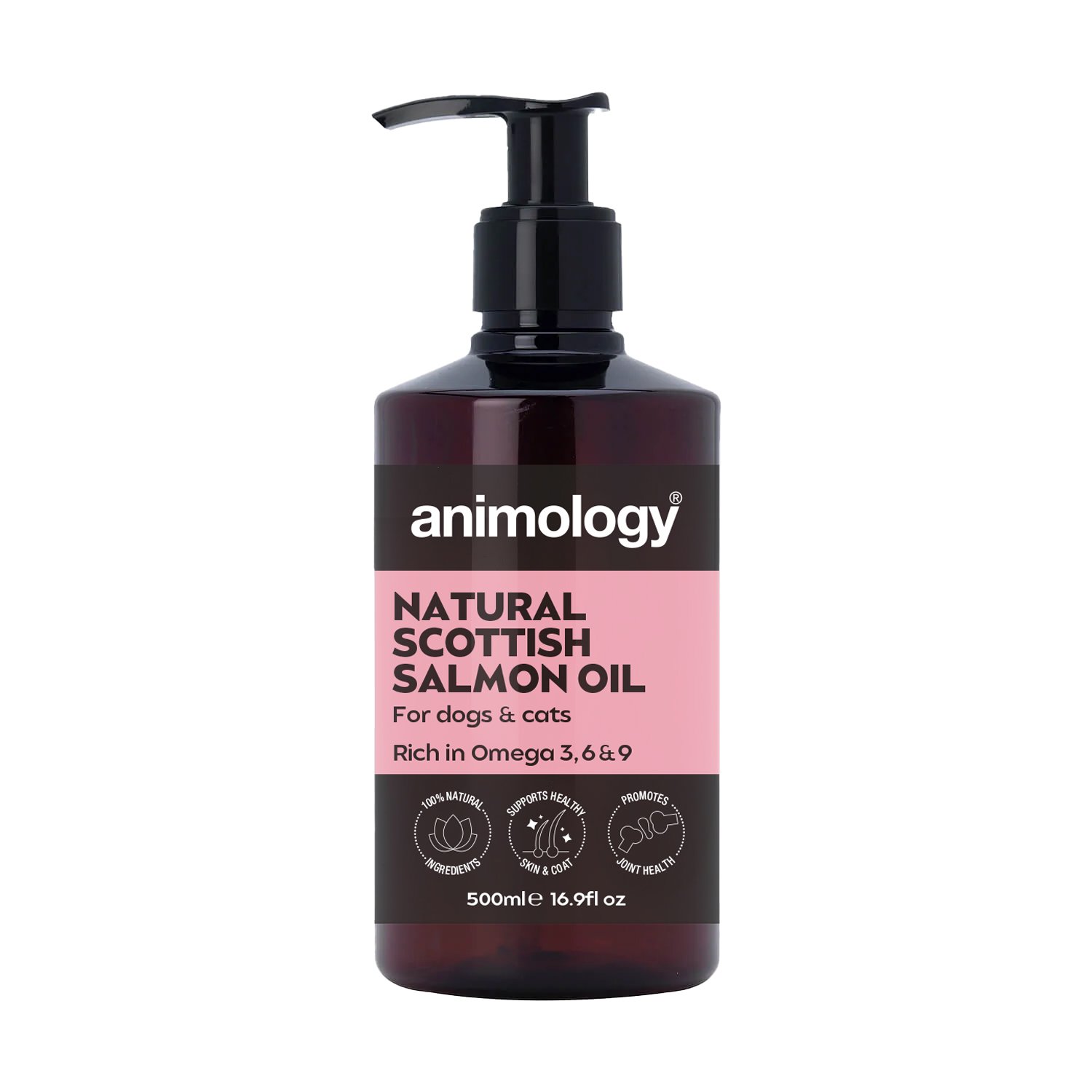 Animology Natural Scottish Salmon Oil 4 x 500ml