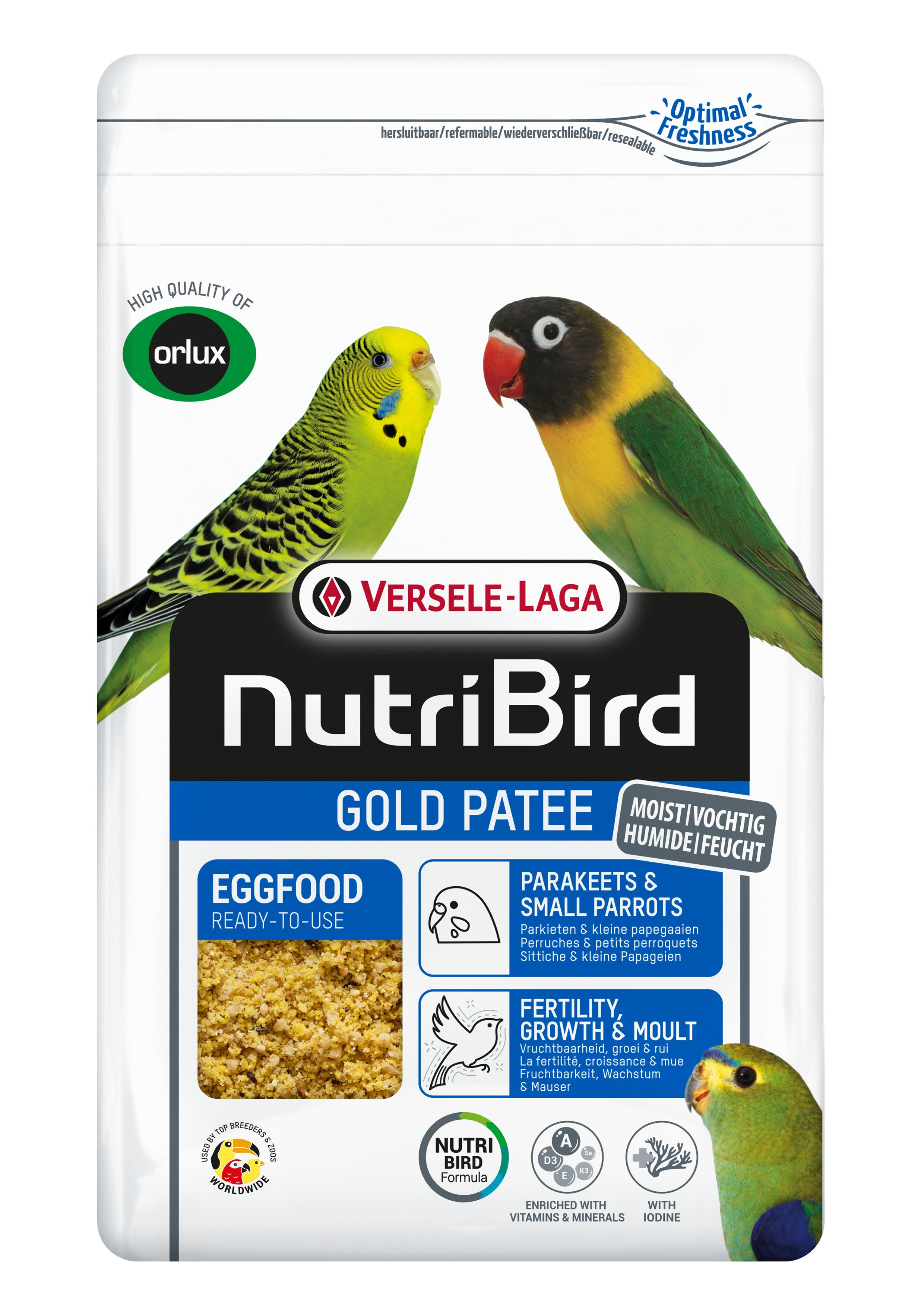 Versele Laga NutriBird Gold Patee Small Parakeet 1kg